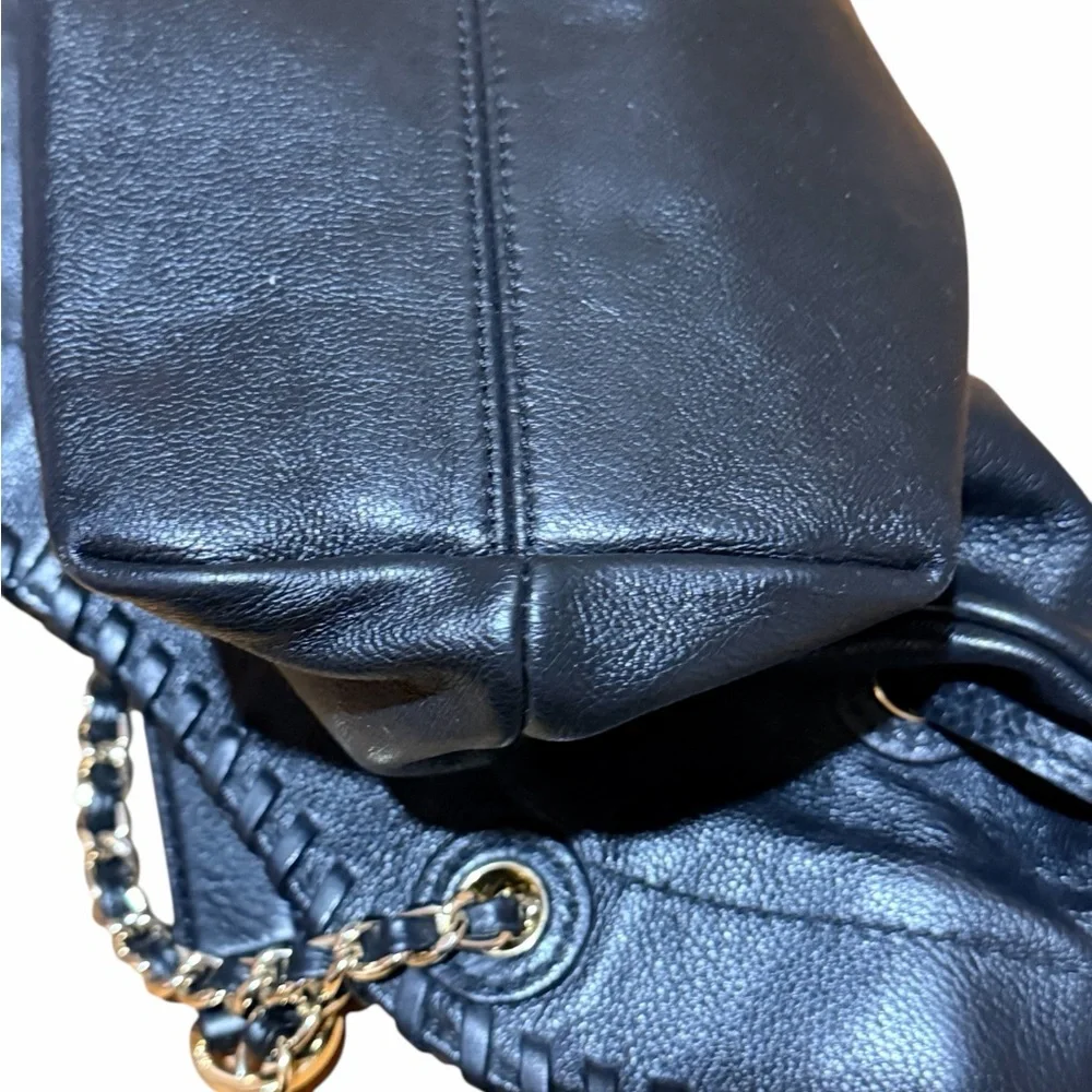 TORY BURCH Marion Whipstitch black leather crossbody shoulder bag 🖤🖤🖤 - Picture 6 of 9